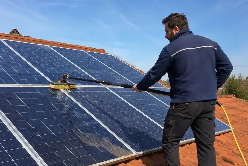 Nettoyage et entretien de panneaux solaires aux Nouillers