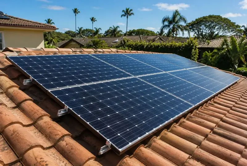 Installation de panneaux solaires aux Nouillers